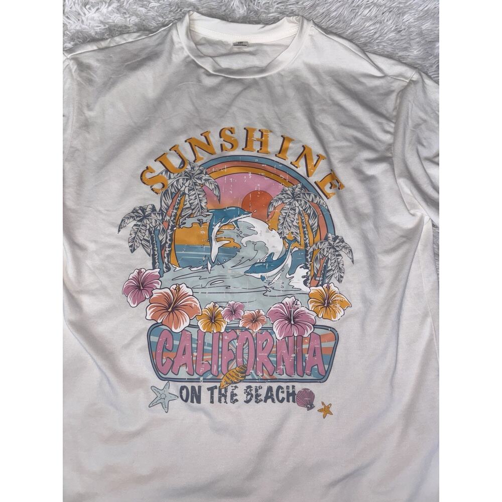 Shein Teen kids sz. 13 "California" design graphic tee. New w/out tags. Cute